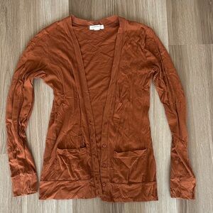 Forever 21 Terracotta Cardigan Sweater